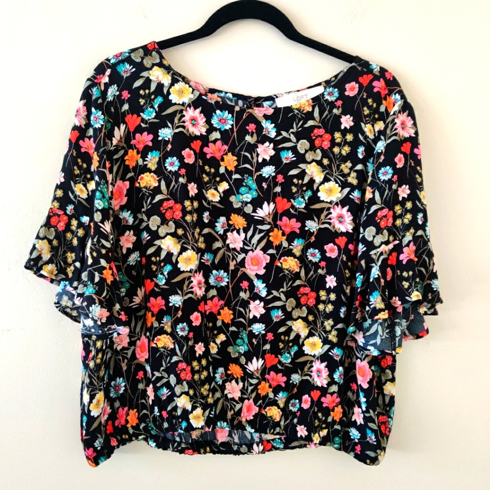 LOFT FLORAL Women's Top